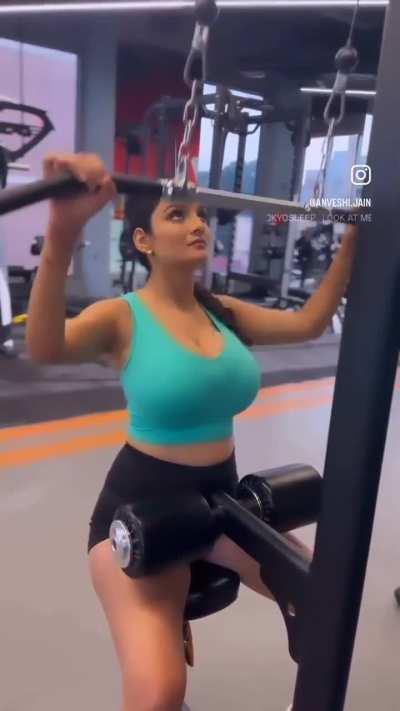 Anveshi jain , gym tits