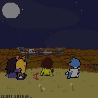 I want this to be a scene in Deltarune.