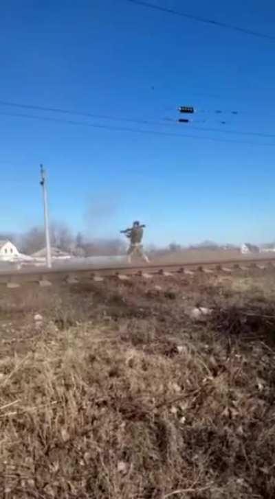 Another video from Chechen fighter from Sheikh Mansur Battalion in Ukraine fighting against russians