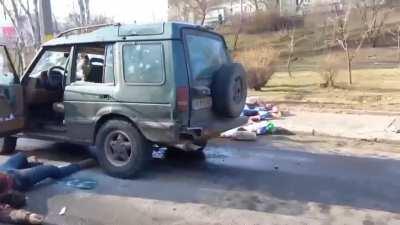 Killed civilians trying to flee kyiv