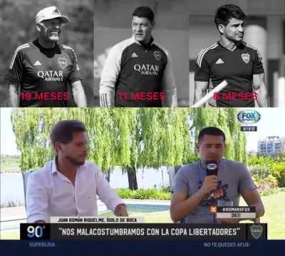 ''Como club tenes que tener claro que camino queres, si vamos a cambiar cada 1 año, veremos cuando la pegamos...'' -Riquelme 2019