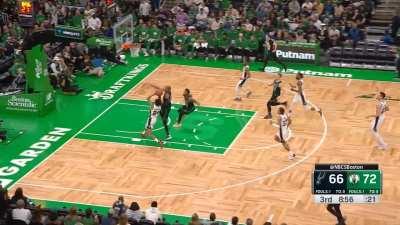 [Highlight] Marcus Smart with the huge block in transition!