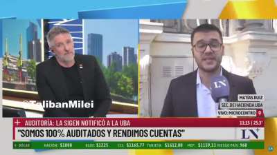 El secretario de hacienda de la UBA Matías Ruiz sobre la auditoria