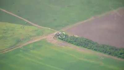 A Ukrainian drone operator spots a brand new Russian 1K148 Yastreb-AV counter-battery radar (~200 million dollars) near Yenakiieve, Donetsk Oblast in May 2023. Gets attacked by Ukrainian artillery. Footage has not been released until now.