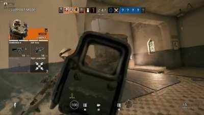 Was playing with a friend on Siege and thought their reaction was pretty funny