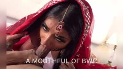 Even on their wedding day, Indian girls can’t help getting bred by BWC