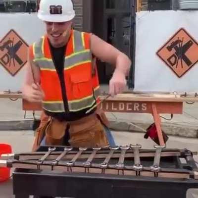 respect for these construction workers band