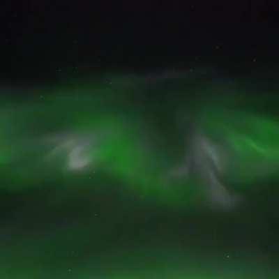 Aurora Borealis (Northern Lights) Recorded Directly From Underneath