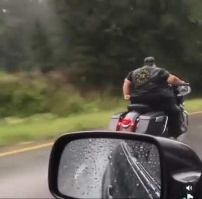 HMF while I outweigh my motorcycle.