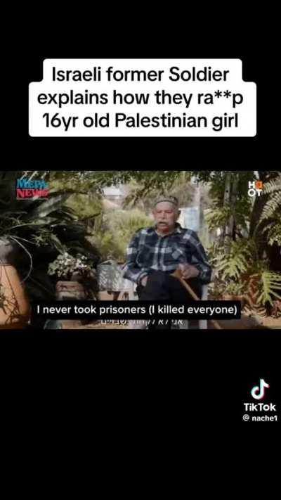 In the Tantura documentary, Israeli soldiers confess to many crimes, one of which is raping a 16 year old girl