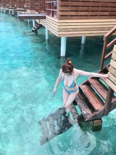 Anri Okita Onlyfans - Maldives Island Vacation video [Part 3]