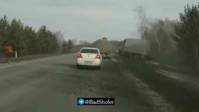 Bad luck truck driver