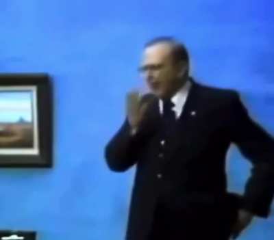 In 1985, this scientist ate radioactive uranium live on TV to prove it was 