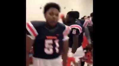 Inspirational! Local high school football team gets pumped up with beloved On Cinema music!