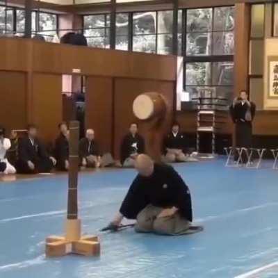 Japanese sword drawing technique