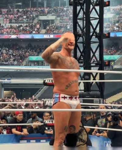 I took this after Punk's match at Wembley