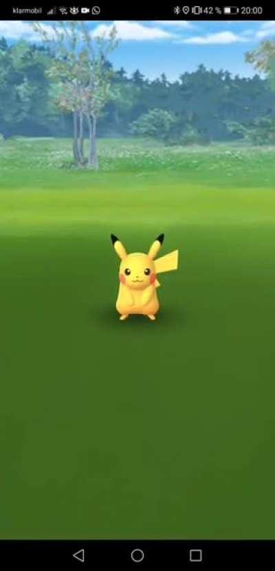 This happened right before the spawns changed, pikachu seems to keep flying ability