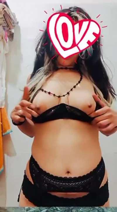 Can I be the brown girl you stroke your cock to ?