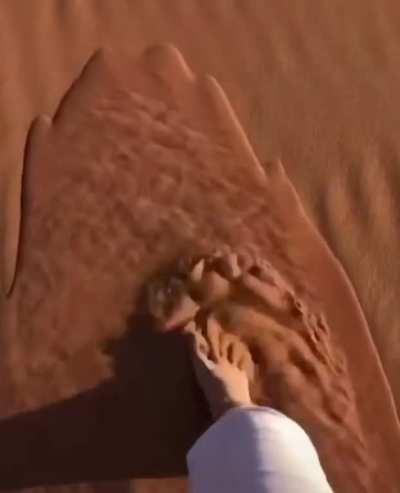 The way the sand falls