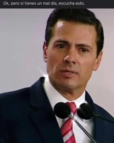 Comparado con lo que dijo AMLO sobre salir adelante, Peña Nieto suena como un excelente mentor.