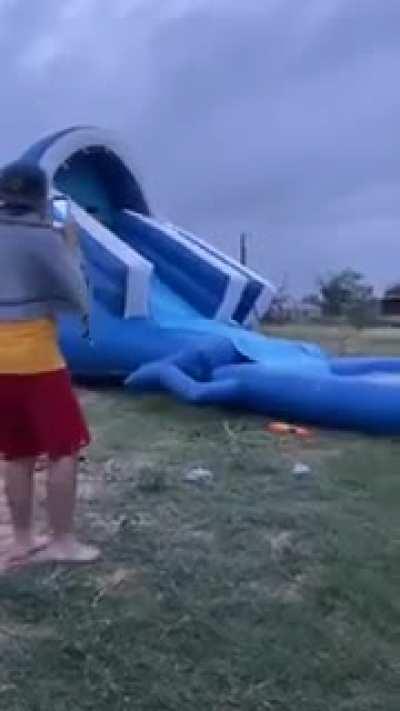 HMF while I use this water slide