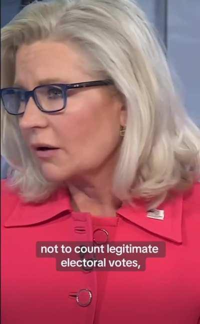 “A Vote for Donald Trump may mean the last election that you ever get to vote in.” — Liz Cheney. Then she said “A vote for Donald Trump is a vote against the Constitution.”