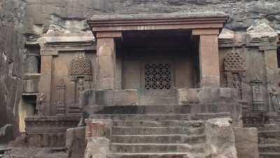 Kailasa Temple, Maharashtra, India.