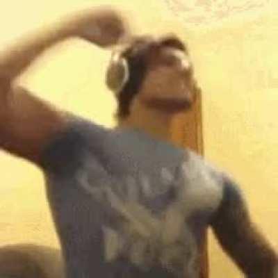 Zyzz dancing GIF