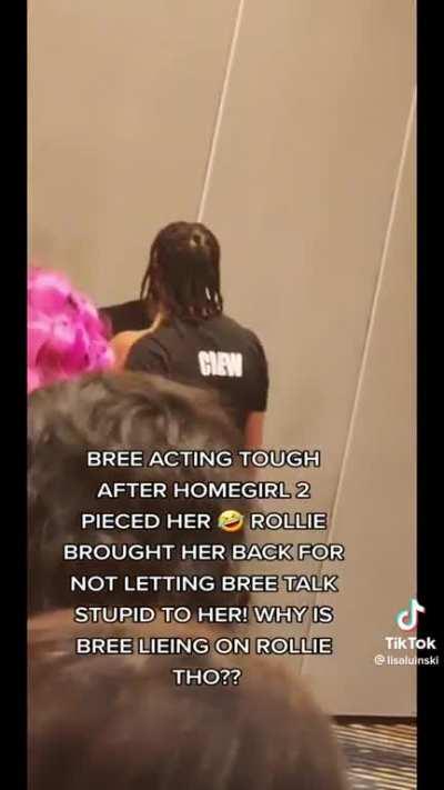 So apparently bri punched up someone for no reason…at the baddies west auditions