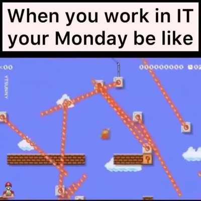 IT people every Mondays.