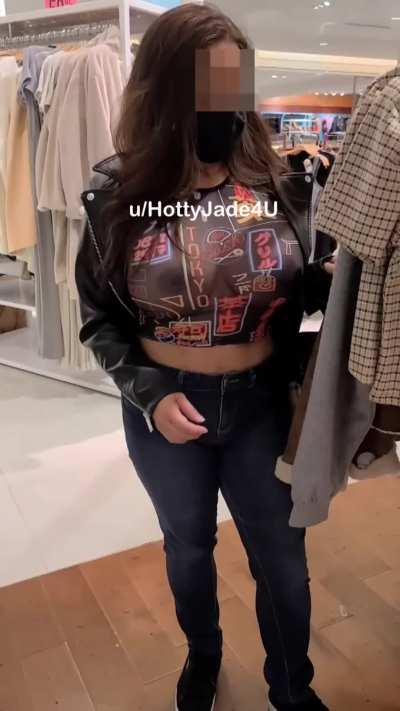 My big titties shopping in sheer