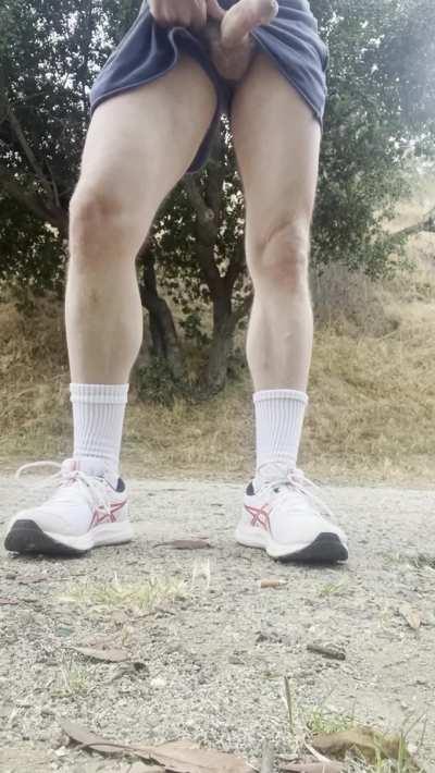 Jogging with no underwear is never a good idea