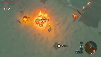 This is how I cook food in BOTW because I'm an impatient ass.