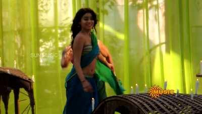 Shriya Saran - Behind the scenes from Chandra movie shoot