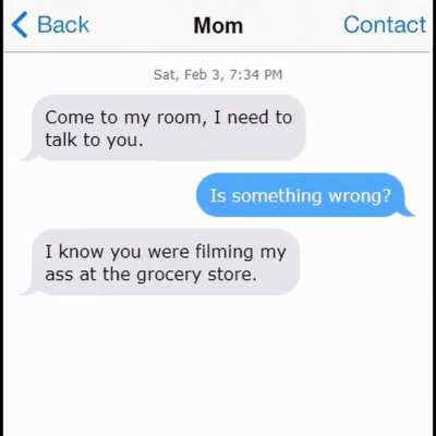 Mom just found out that her son recorded her