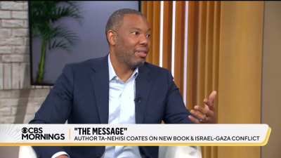 Ta-Nehisi Coates has a weirdly hostile interview on CBS over his new book on Israel/Palestine &quot;The Message.&quot; Host Tony Dokoupil accuses that his book would be in the backpack of an extremist if you removed Coates name from the book.