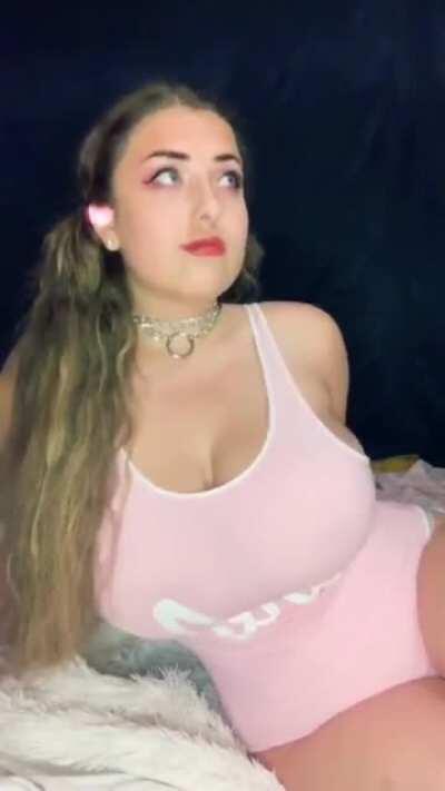 Busty in pink