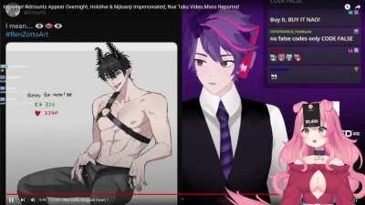 Vtuber caught downbad on stream