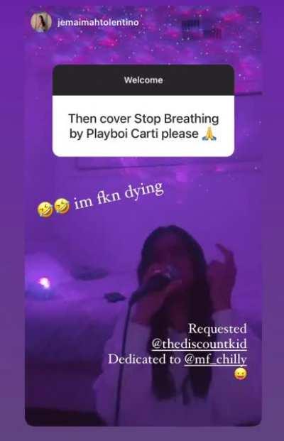 Found this cover of Stop Breathing the other day 😂💀