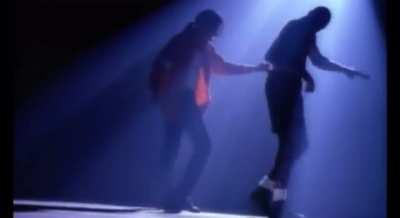 MJ teaching MJ to MoonWalk, 1991 (JAM Music Video)