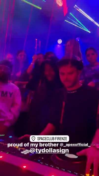 Ty played a version of New Body with updated production at a club in Florence today