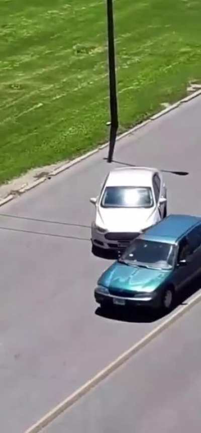 Throwing a rock at a car WCGW?