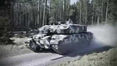 Rheinmetall Defence 130mm gun testbed based on Challenger 2