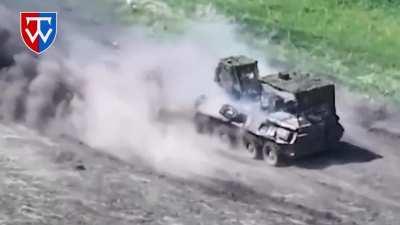 The Ukrainian 58th Motorized Brigade is showing their attacks on Russian IFVs.