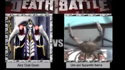 Who would win? Aims Oal Gown or Um siri fazendo barra! - Vamos, seu siri, dê seu depoimento. - Uhm! Uhm! Uhm! Arf! Arf! Arf! Arf! Arf! Arf! Tô malhando pra o Carnaval, 'véi, pra ficar forte, 'tá ligado? Pra sair na mão com os 'cara' lá, porque porra, diz 