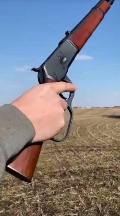 Flip-cocking a Mare’s Leg Lever-Gun