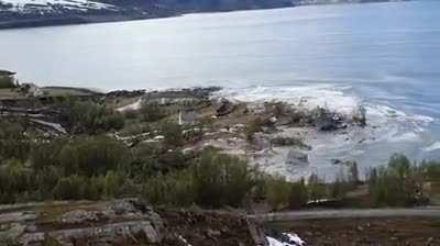 Landslide in Northern Norway