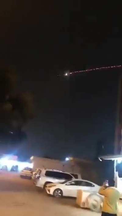 Just now: missile attack on the US embassy, Baghdad.