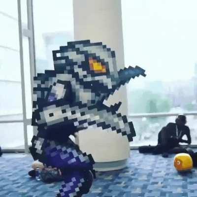 16-bit side scrolled cosplay by Dan Cattell Art