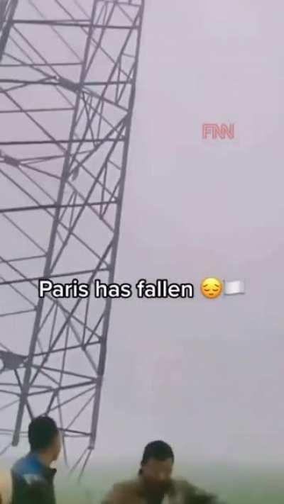 the fall of paris 1940 (colorized)